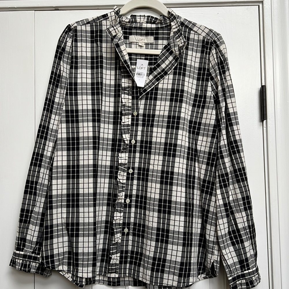 NWT LOFT button down